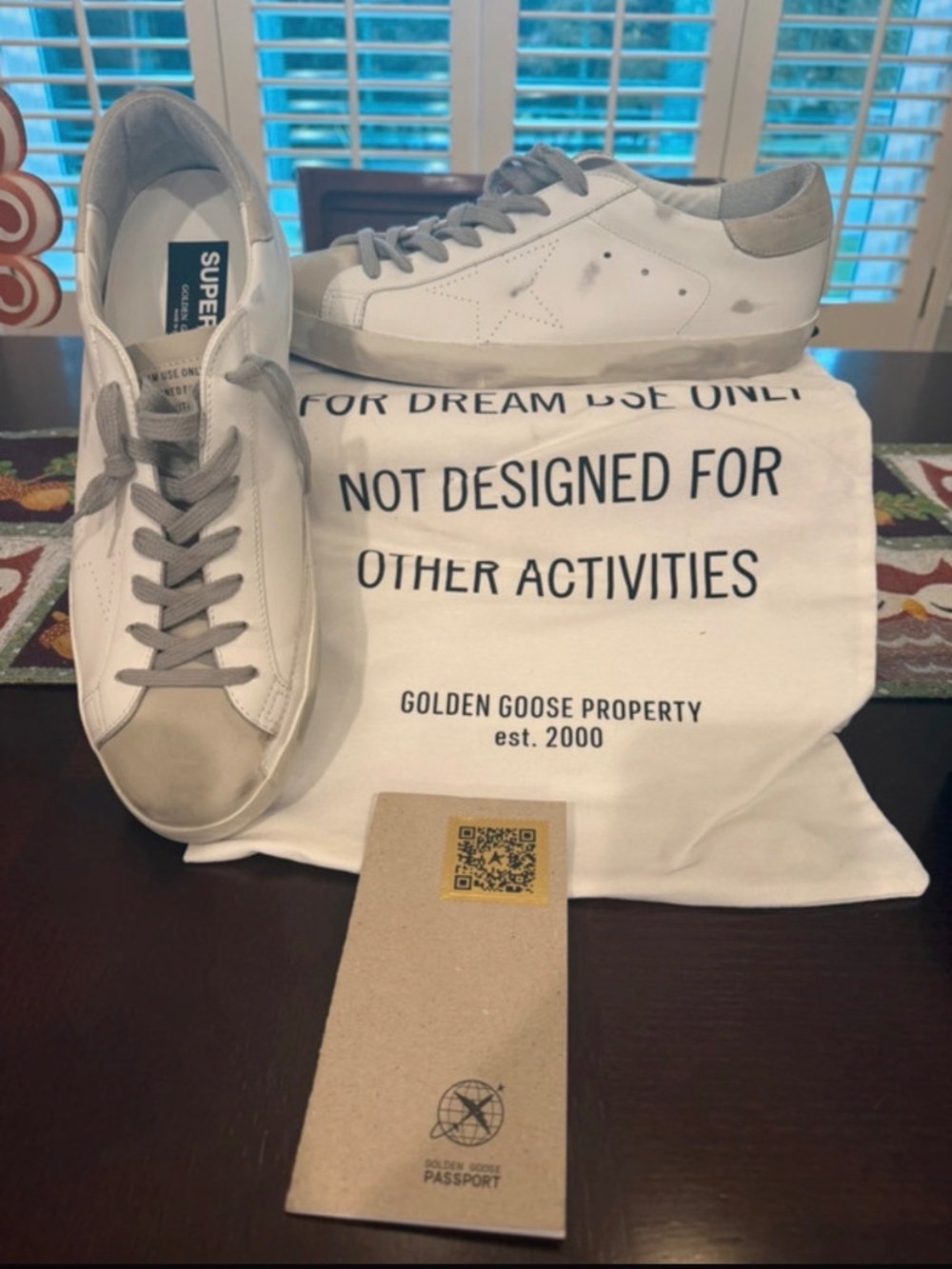 Men’s Super-Star Skate Golden Goose Authentic size 44